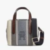 Gestreepte jacquard mini-satcheltas Gestreepte jacquard mini-satcheltas