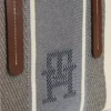 Gestreepte jacquard mini-satcheltas Gestreepte jacquard mini-satcheltas