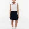 Gestreepte mouwloze stretchpolo voor kinderen Gestreepte mouwloze stretchpolo voor kinderen