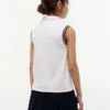Gestreepte mouwloze stretchpolo voor kinderen Gestreepte mouwloze stretchpolo voor kinderen