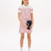 Gestreepte polo-jurk voor kinderen Gestreepte polo-jurk voor kinderen