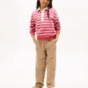 Gestreepte polosweater voor kinderen Gestreepte polosweater voor kinderen