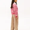 Gestreepte polosweater voor kinderen Gestreepte polosweater voor kinderen