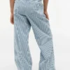 Gestreepte pull-on jeans met wijde pijpen voor kinderen