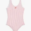 Gestreepte seersucker zwemkleding voor kinderen Gestreepte seersucker zwemkleding voor kinderen