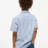 Gestreepte seersuckershirt voor kinderen