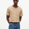Gestreepte T-shirt met zak Gestreepte T-shirt met zak