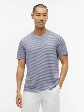 Gestreepte T-shirt met zak