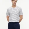 Gestreepte T-shirt met zak