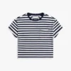 Gestreepte T-shirt met zak voor kinderen Gestreepte T-shirt met zak voor kinderen