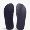 Gestreepte teenslippers Gestreepte teenslippers