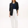 Getailleerde broek van linnenmix Getailleerde broek van linnenmix