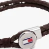 Gevlochten leren armband Gevlochten leren armband