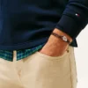Gevlochten leren armband Gevlochten leren armband