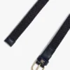 Geweven elastische riem met ronde gesp Geweven elastische riem met ronde gesp
