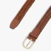 Geweven leren riem Geweven leren riem