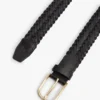 Geweven leren riem Geweven leren riem