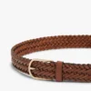 Geweven leren riem Geweven leren riem