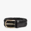Geweven leren riem Geweven leren riem