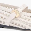 Geweven Mary Jane-ballerina van gemengd leer Geweven Mary Jane-ballerina van gemengd leer