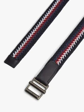 Geweven riem met rolgesp
