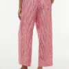 Gingham-broek van linnenmix Gingham-broek van linnenmix
