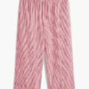 Gingham-broek van linnenmix Gingham-broek van linnenmix