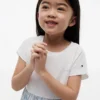Gingham Seersucker-combinatiejurk voor kinderen