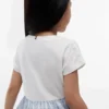 Gingham Seersucker-combinatiejurk voor kinderen