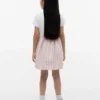 Gingham Seersucker-combinatiejurk voor kinderen