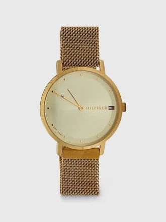 Gouden horloge met magnetische band