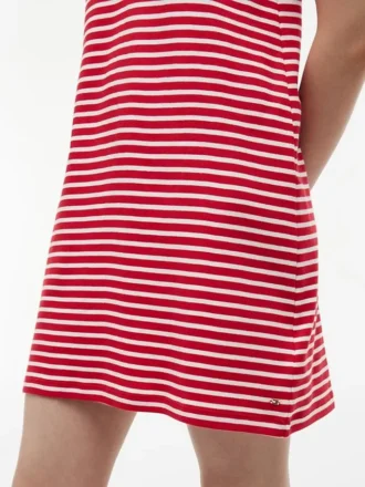 Goudknoop gestreepte interlock polojurk Goudknoop gestreepte interlock polojurk