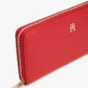 Grote portemonnee met rits en monogramlogo Grote portemonnee met rits en monogramlogo