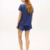 Henley T-shirt & korte Shorts Henley T-shirt & korte Shorts