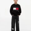 Hilfiger baggy jeans met graffitiprint voor kinderen Hilfiger baggy jeans met graffitiprint voor kinderen