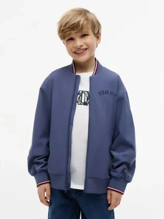 Hilfiger-bomberjack met logo voor kinderen
