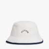 Hilfiger-logo geborstelde buckethoed