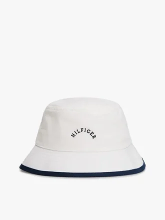 Hilfiger-logo geborstelde buckethoed Hilfiger-logo geborstelde buckethoed