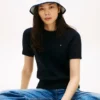 Hilfiger-logo geborstelde buckethoed