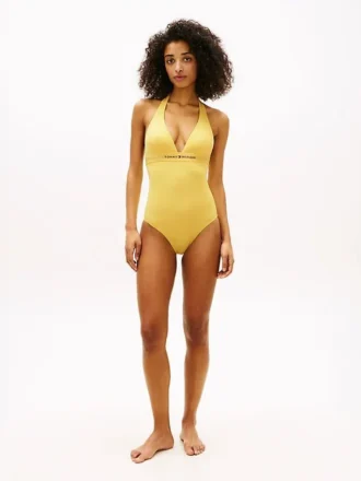 Hilfiger Logo Halter Eendelig Zwempak
