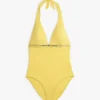 Hilfiger Logo Halter Eendelig Zwempak Hilfiger Logo Halter Eendelig Zwempak
