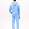 Hilfiger Logo Pique Sleep Hoodie Hilfiger Logo Pique Sleep Hoodie