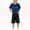 Hilfiger-logo stretchpolo voor kinderen Hilfiger-logo stretchpolo voor kinderen