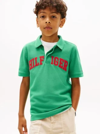 Hilfiger-poloshirt met print voor kinderen
