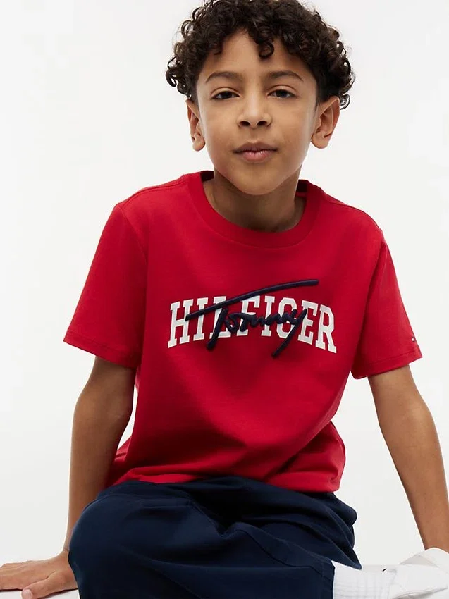 Hilfiger T-shirt met print voor kinderen Hilfiger T-shirt met print voor kinderen