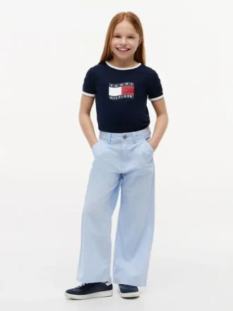 Hoge broek met wijde pijpen voor kinderen