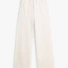 Hoge stretch utility-Jeans met wijde pijpen Hoge stretch utility-Jeans met wijde pijpen