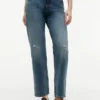 Hoge taille klassieke rechte Jeans Hoge taille klassieke rechte Jeans