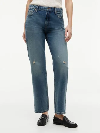 Hoge taille klassieke rechte Jeans