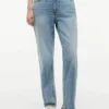 Hoge taille klassieke rechte Jeans Hoge taille klassieke rechte Jeans